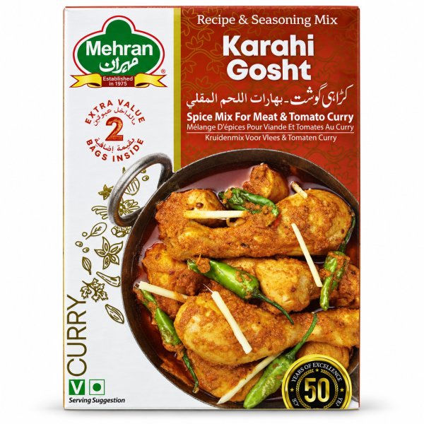 Mehran Karachi Gosht Recipe & Seasoning Mix