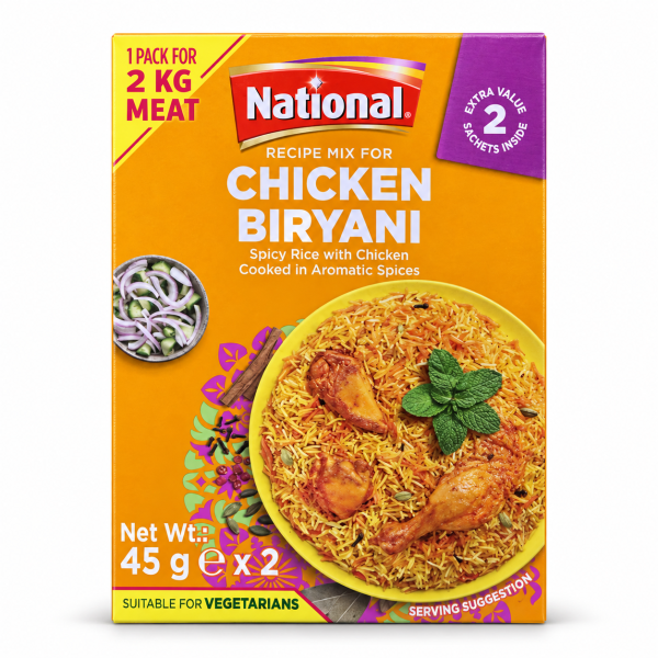 National Chicken Biryani 45g x 2