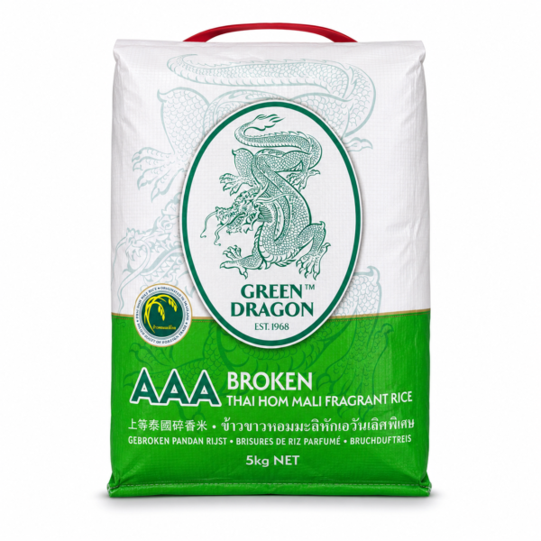 .	Green Dragon AAA Broken Fragrant Rice 5kg