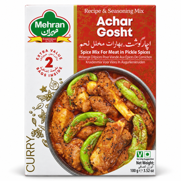 Mehran Achar Gosht Recipe & Seasoning Mix