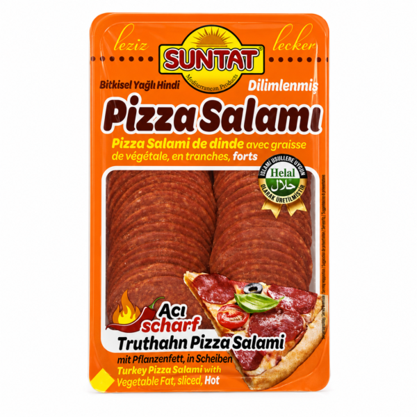 Suntat Spicy Sliced Turkey Pizza Salami
