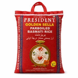 7604df4a-2b83-4f26-a09a-994d11816d5c Lal Qilla President Golden Sella Basmati Rice 5kg