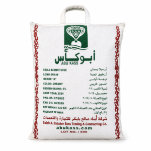 Abu Kass Long-Grain Sella Basmati Rice 4.5kg