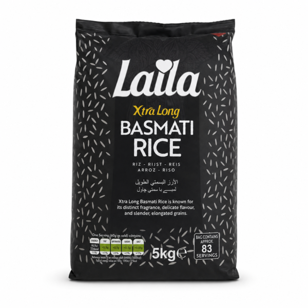 Laila Xtra Long Basmati Rice black 5kg