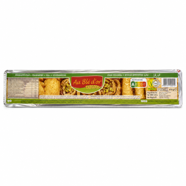 Title: Au Blé d’Or Filo Pastry Sheets – 470g