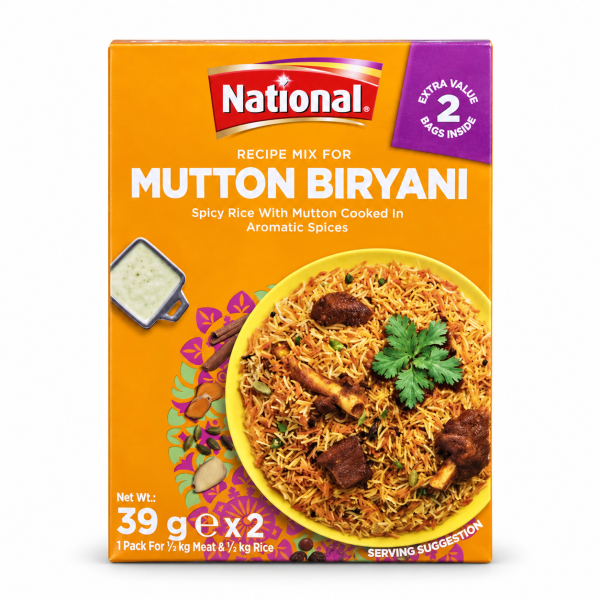 National Mutton Biryani 39g x 2