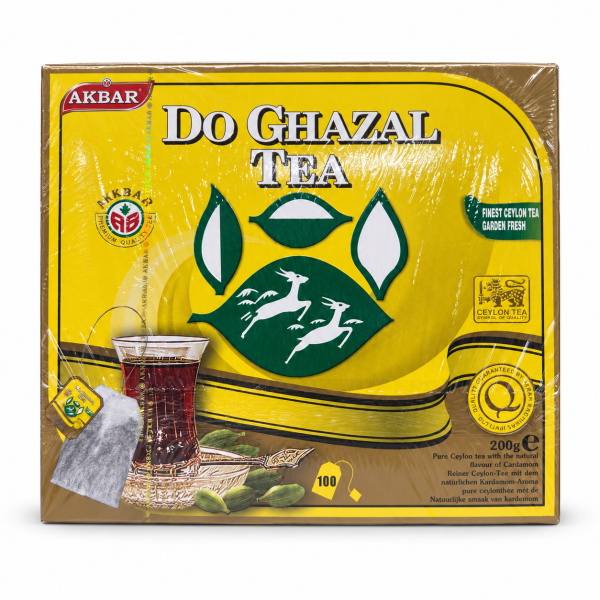Akbar Do Ghazal Cardamom Tea 200g 100 Bags
