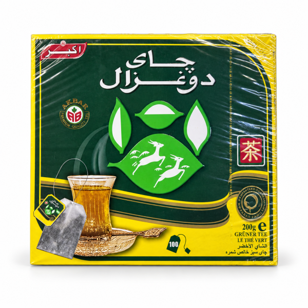 Akbar Do Ghazal Green Tea 200g 100 Bags