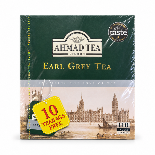 Ahmad Tea Earl Grey 110 Tagged Tea Bags
