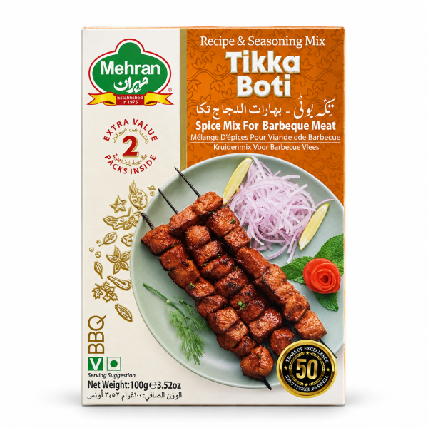 Mehran Tikka Boti Recipe & Seasoning Mix
