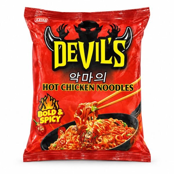 Asian Devil’s Hot Chicken Noodles