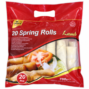 Crown Lamb Spring Rolls 20 Pieces 700g