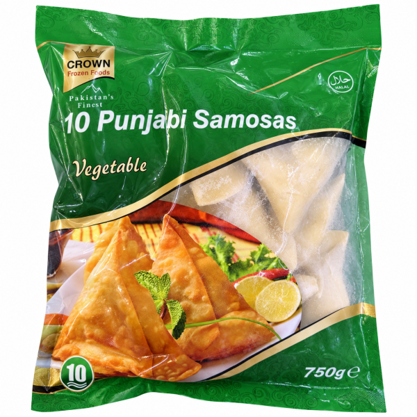 Crown Punjabi Vegetable Samosas 10 Pieces 750g