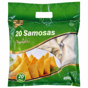 Crown Vegetable Samosas 20 Pieces 400g