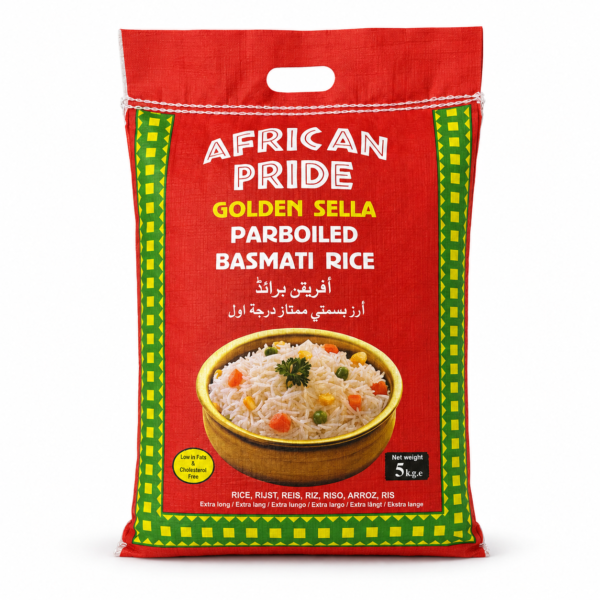 African Pride Golden Sella Basmati Rice 5kg