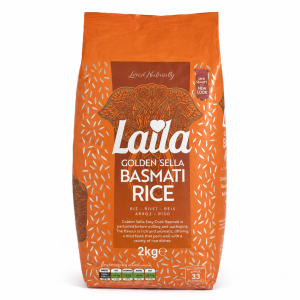 exec-02bb505c-2c18-44a4-b1e8-38379f7d60b1 Laila Golden Sella Basmati Rice 2kg