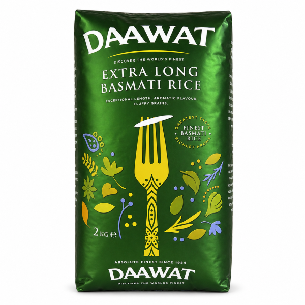 Daawat Extra Long Basmati Rice 2kg