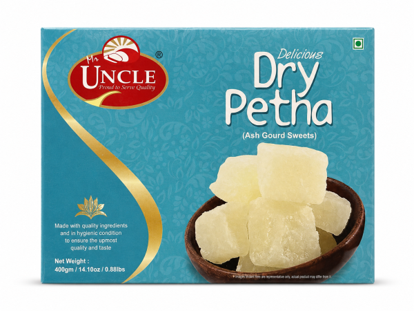 Mr Uncle Dry Petha 400g on white background