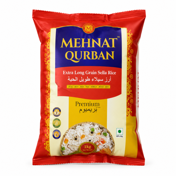 Mehnat Qurban Extra Long Grain Sella Rice 1kg