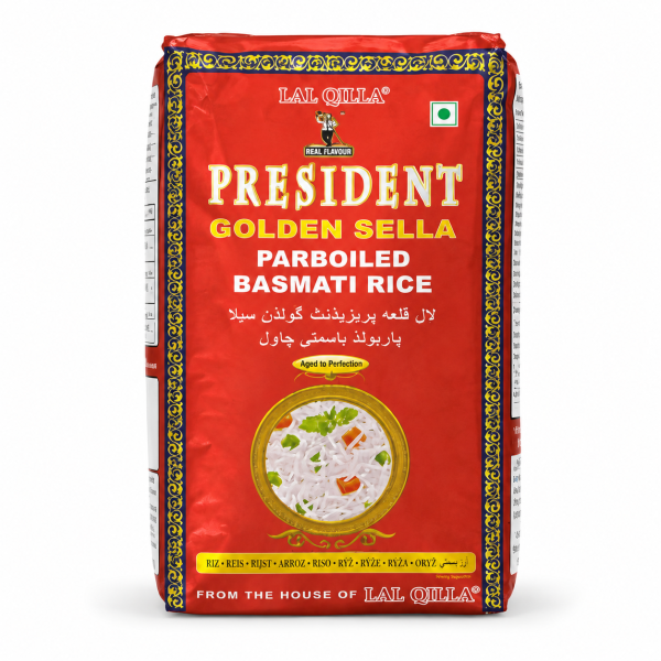 Lal Qilla President Golden Sella Parboiled Basmati Rice 1kg