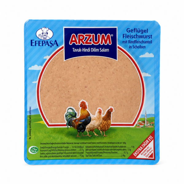 Efepasa Arzum Sliced Chicken & Turkey Salami