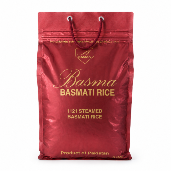 Basma 1121 Steamed Basmati Rice 5kg