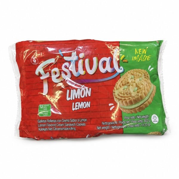 Festival Lemon Sandwich Cookies 403g