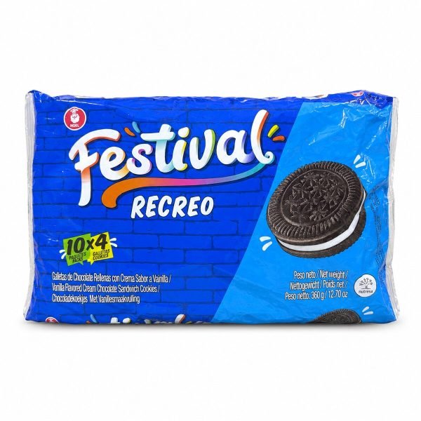 festival-recreo-vanilla-360g Festival Recreo Vanilla Sandwich Cookies 360g