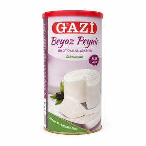 GAZI Beyaz Peynir Lactose-Free Salad Cheese 55% – Tall Tin