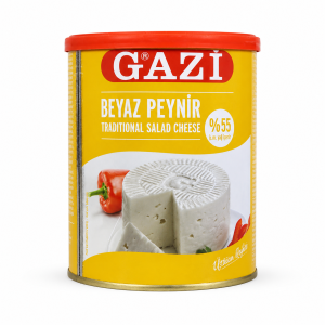 GAZI Beyaz Peynir Traditional Salad Cheese 55% – Yellow Tin