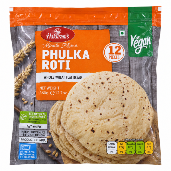 haldirams-phulka-roti-12pc-360g Haldiram's Phulka Roti 12 Pieces 360g