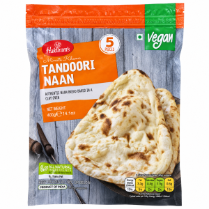 Haldiram's Tandoori Naan 5 Pieces 400g