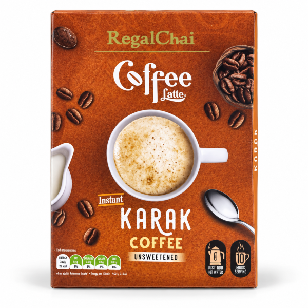 Royal Chai Instant Karak Coffee Unsweetened – 10 Mugs