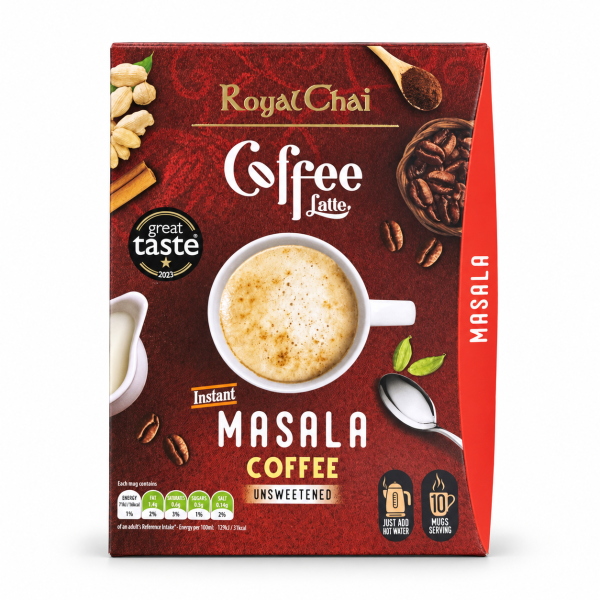 Royal Chai Instant Masala Coffee Unsweetened – 10 Mugs