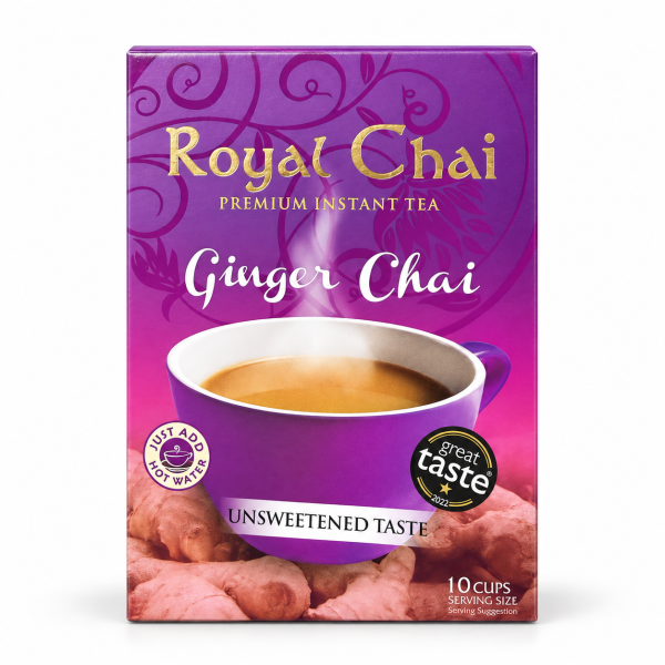 Royal Chai Ginger Chai Unsweetened – 10 Cups