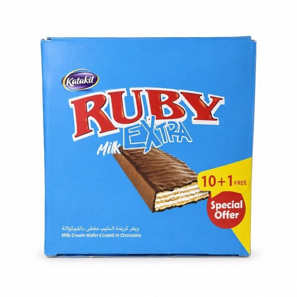 Katakit Ruby Extra Milk Wafers 10+1