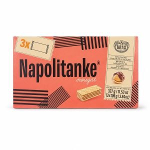Kraš Napolitanke Nougat & Hazelnut Wafers 327g
