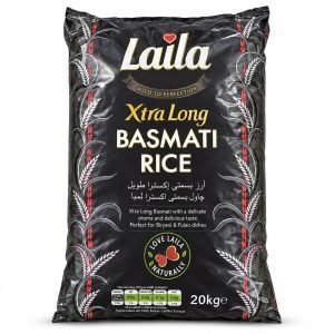 Laila Xtra Long Basmati Rice 20kg
