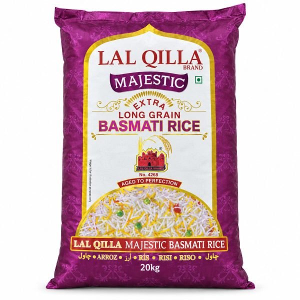 lal-qilla-majestic-basmati-rice-20kg Lal Qilla Majestic Extra Long Grain Basmati Rice 20kg