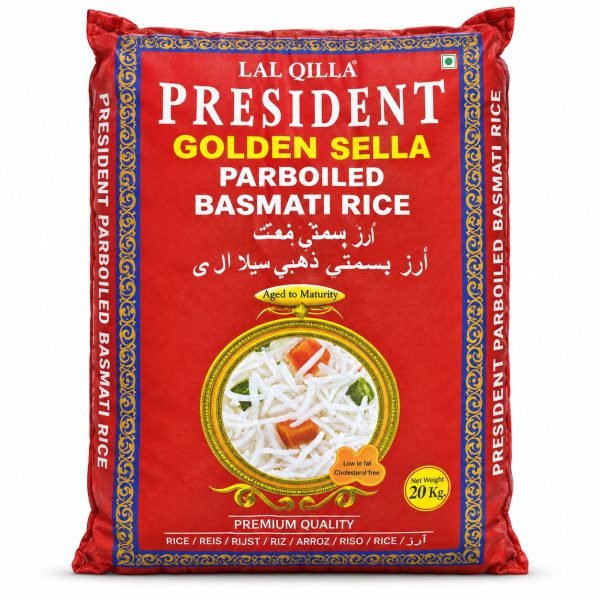 Lal Qilla President Golden Sella Parboiled Basmati Rice 20kg