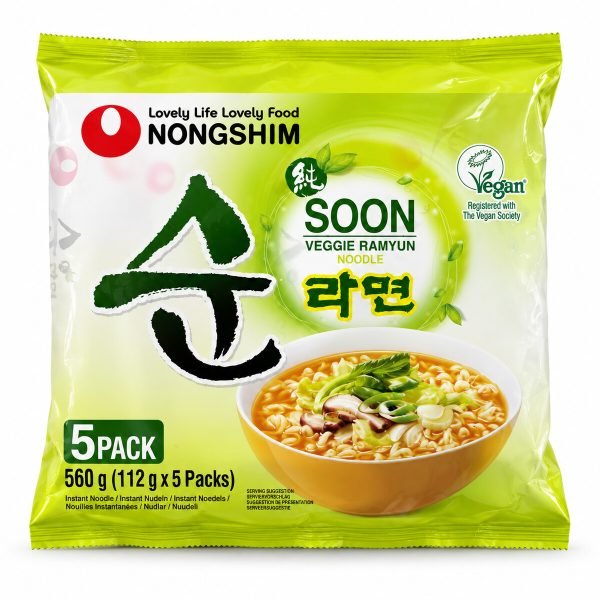 Nongshim Soon Veggie Ramyun 560g