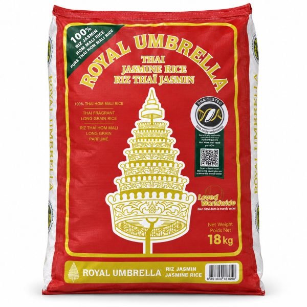 Royal Umbrella Thai Jasmine Rice 18kg