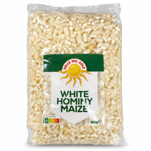 Valle del Sole White Hominy Maize 900g